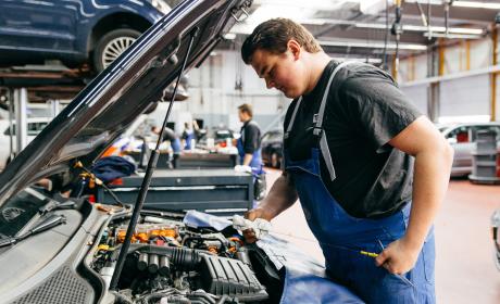 Onderhoud auto werkplaats